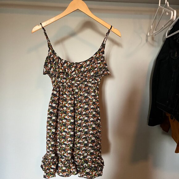 Floral Mini Summer Dress (M) - Picture 5 of 6